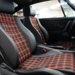 Red-plaid porsche oldtimer stoelbekleding